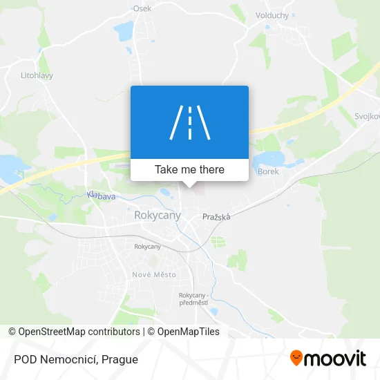 Карта POD Nemocnicí