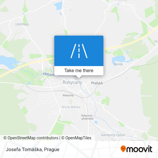Josefa Tomáška map
