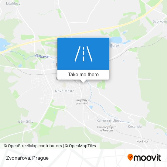 Zvonařova map