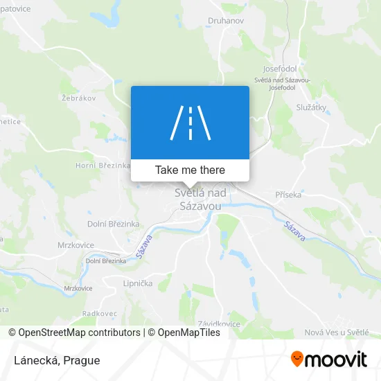Карта Lánecká