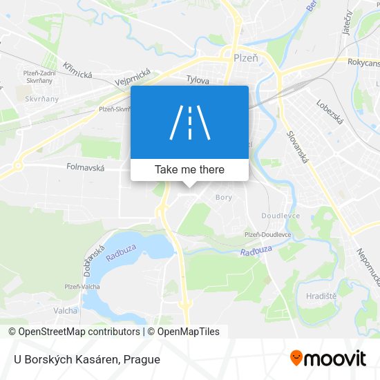 U Borských Kasáren map