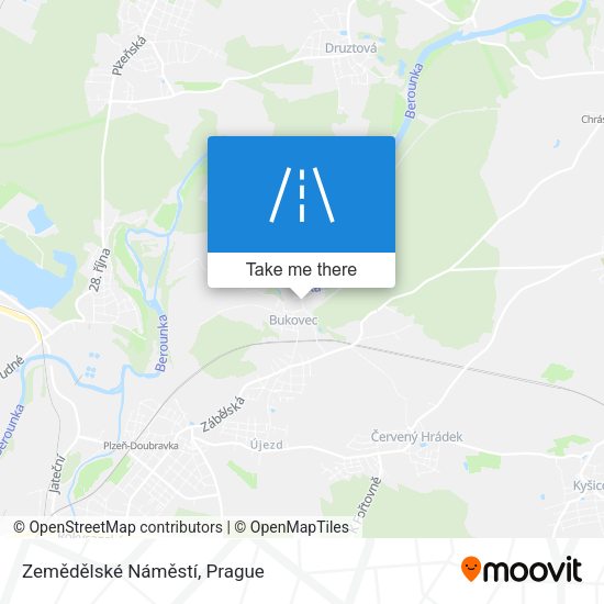 Zemědělské Náměstí map