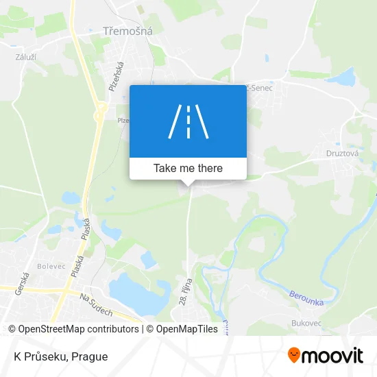 Карта K Průseku