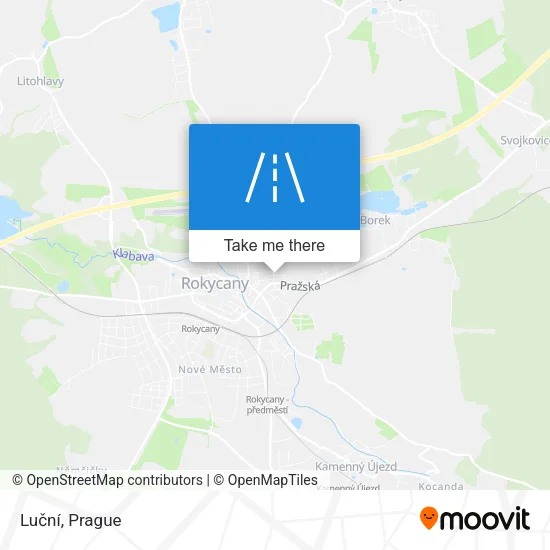 Карта Luční