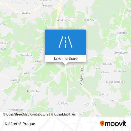 Klášterní map