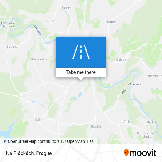 Карта Na Pláckách