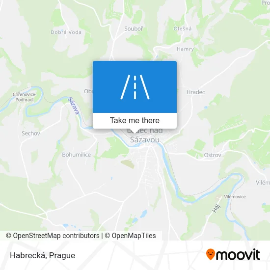 Карта Habrecká