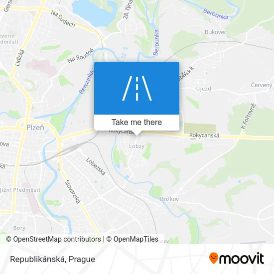 Карта Republikánská