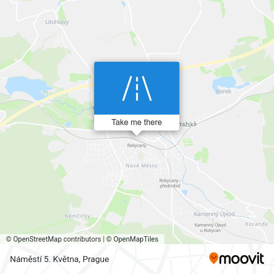 Náměstí 5. Května map