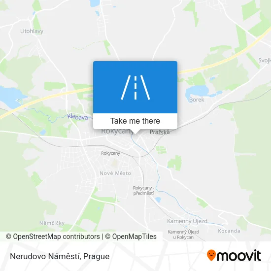 Карта Nerudovo Náměstí