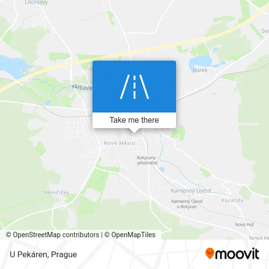 Карта U Pekáren