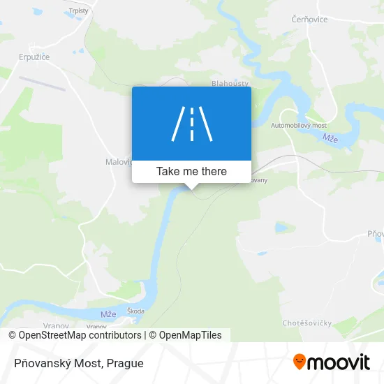 Карта Pňovanský Most