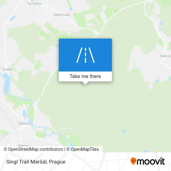 Карта Singl Trail Maršál