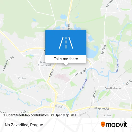 Карта Na Zavadilce