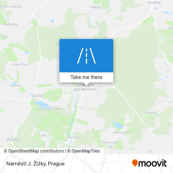 Náměstí J. Žižky map