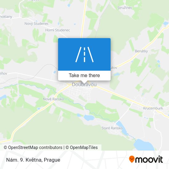 Nám. 9. Května map