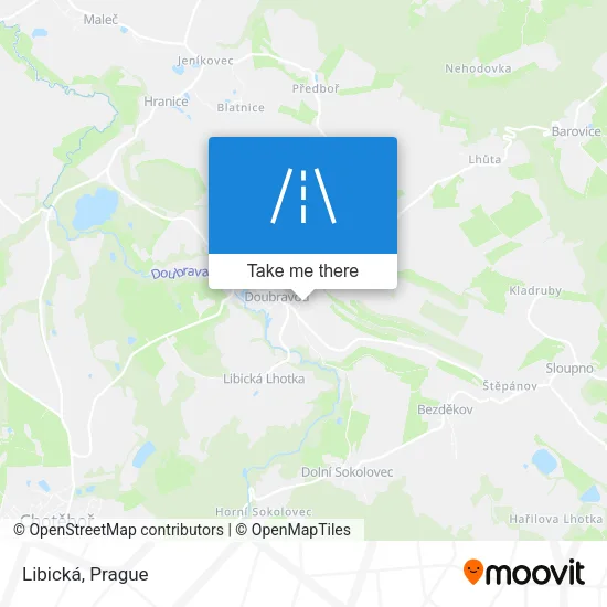 Карта Libická