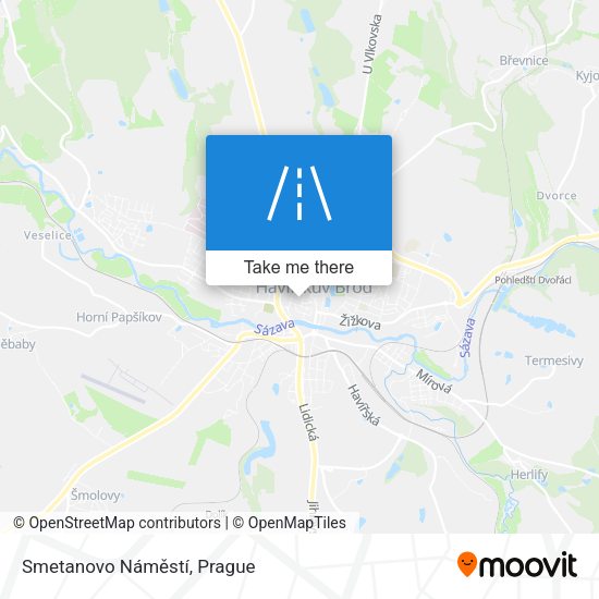 Smetanovo Náměstí map