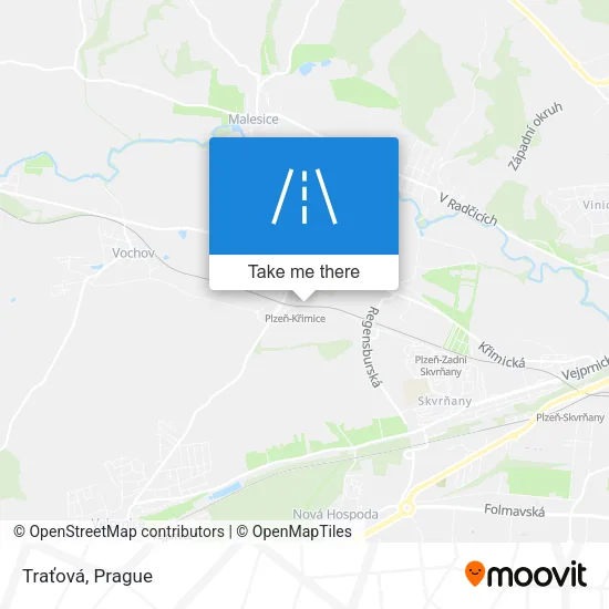 Карта Traťová