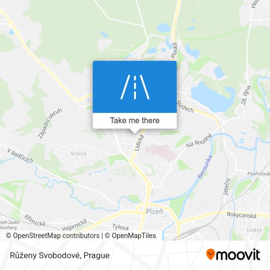 Růženy Svobodové map