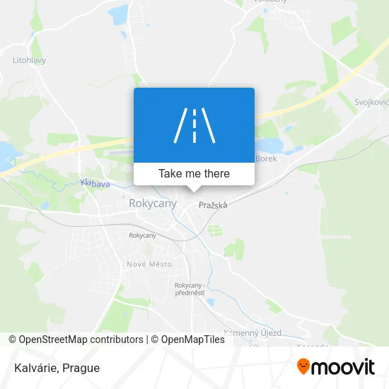 Карта Kalvárie