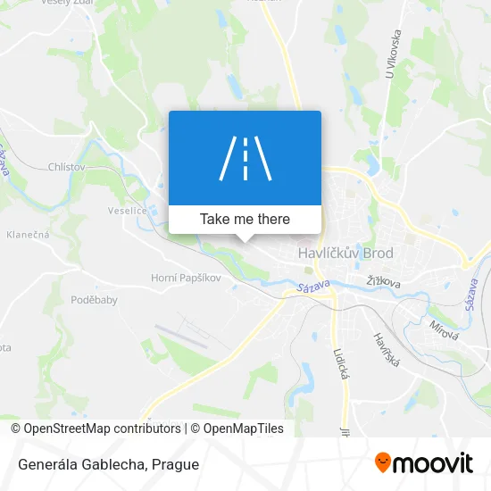 Карта Generála Gablecha