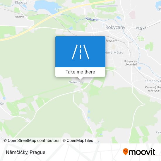 Němčičky map