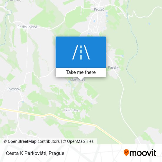 Cesta K Parkovišti map
