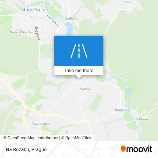 Карта Na Řežábu