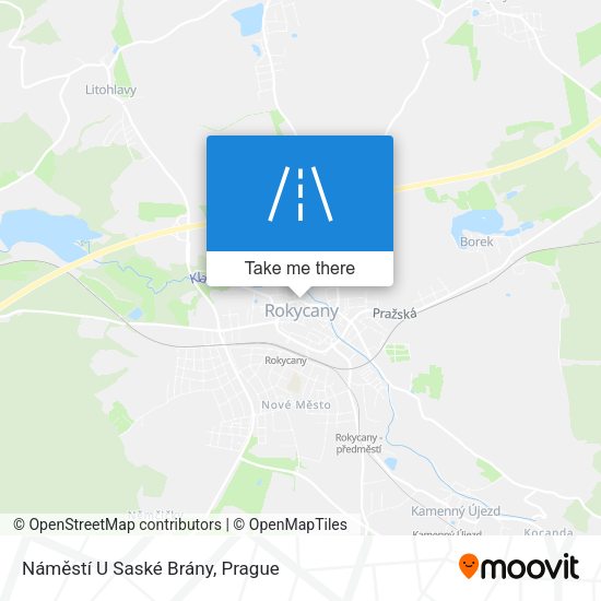Náměstí U Saské Brány map