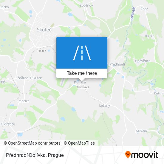 Předhradí-Dolívka map