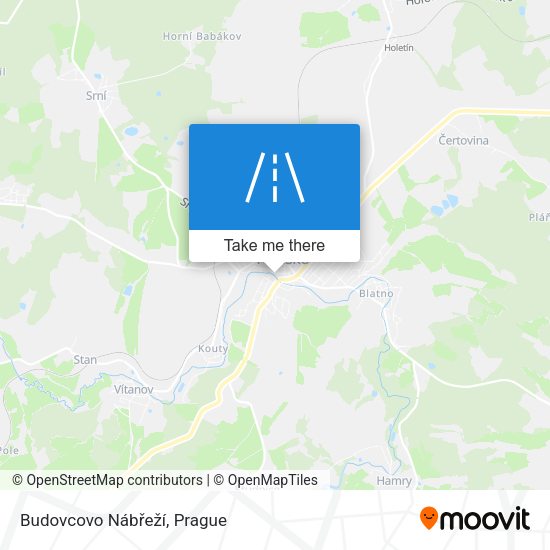Budovcovo Nábřeží map