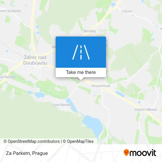 Карта Za Parkem
