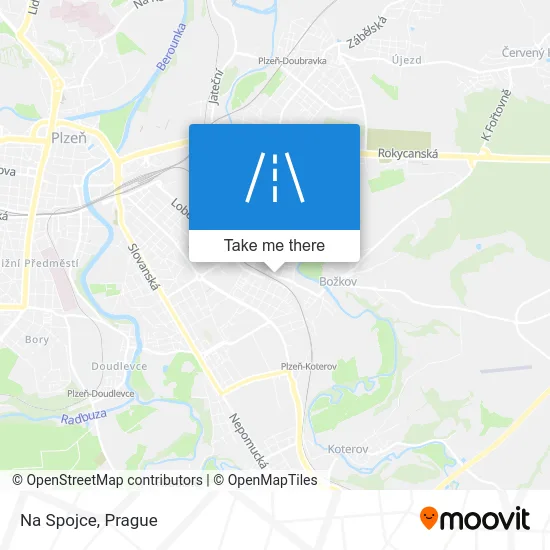 Карта Na Spojce