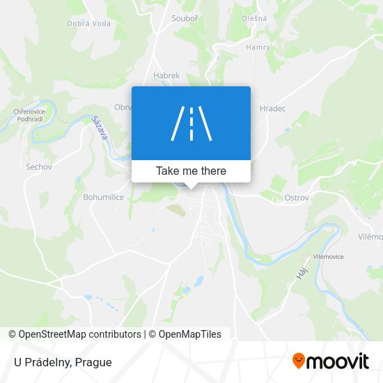 Карта U Prádelny