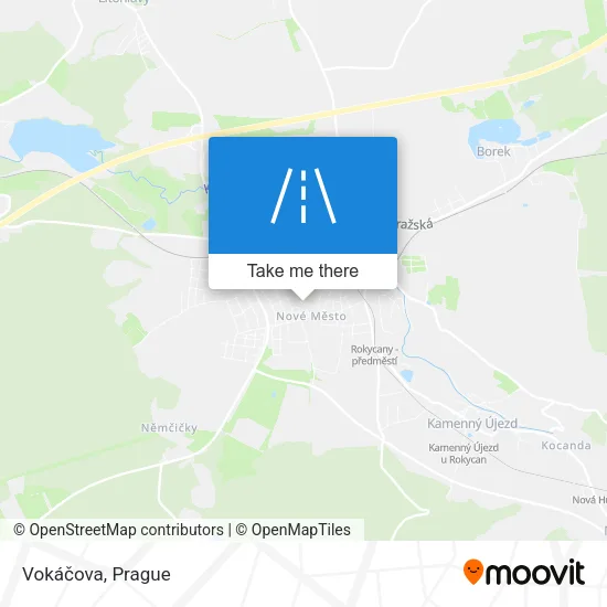 Карта Vokáčova