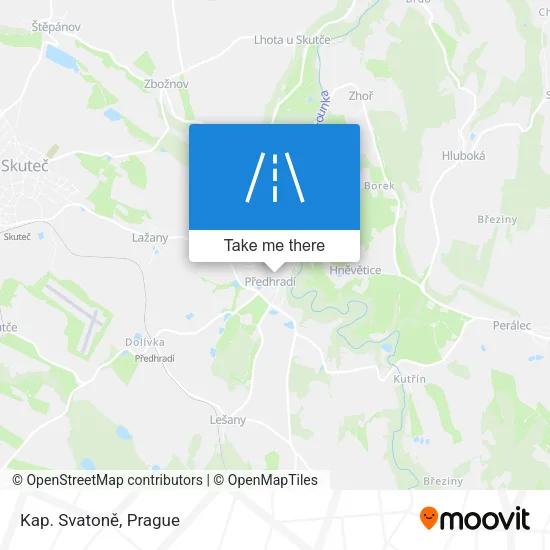 Карта Kap. Svatoně