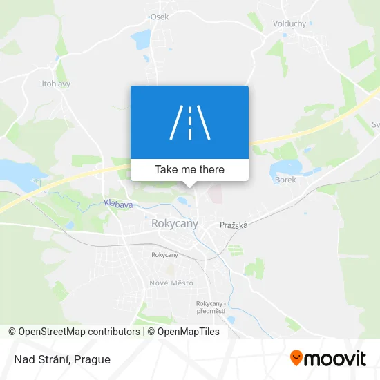 Карта Nad Strání