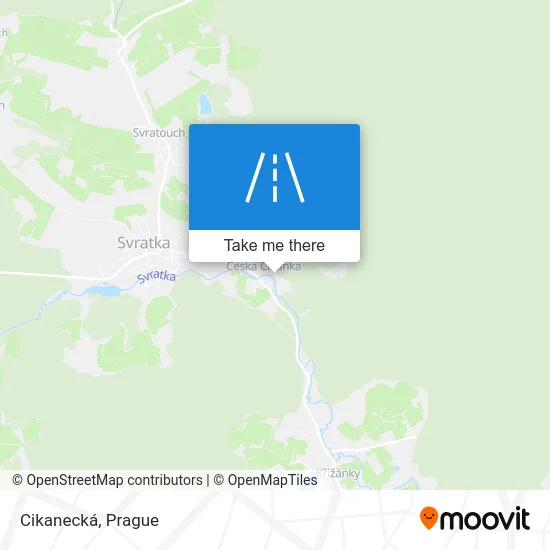 Карта Cikanecká