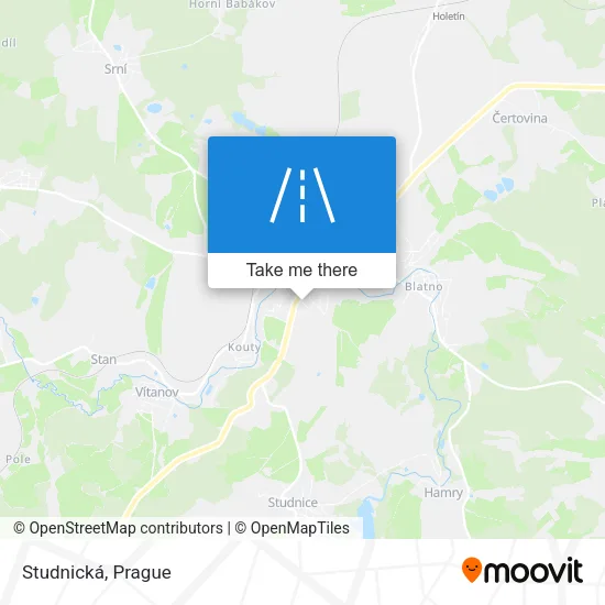 Карта Studnická