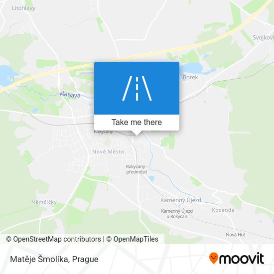 Matěje Šmolíka map