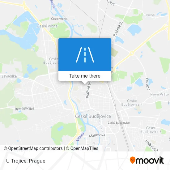 Карта U Trojice