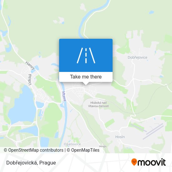 Dobřejovická map