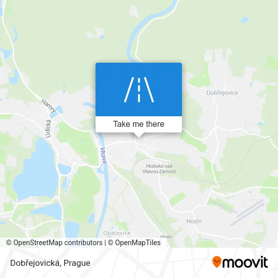 Карта Dobřejovická