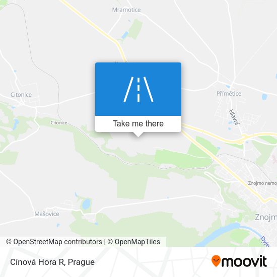 Cínová Hora R map