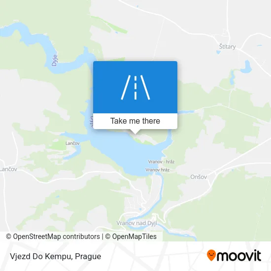 Карта Vjezd Do Kempu