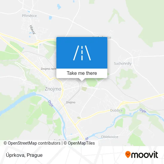 Карта Úprkova