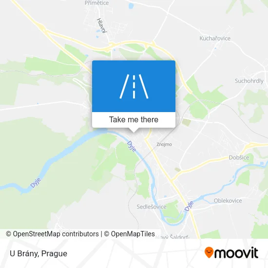 U Brány map
