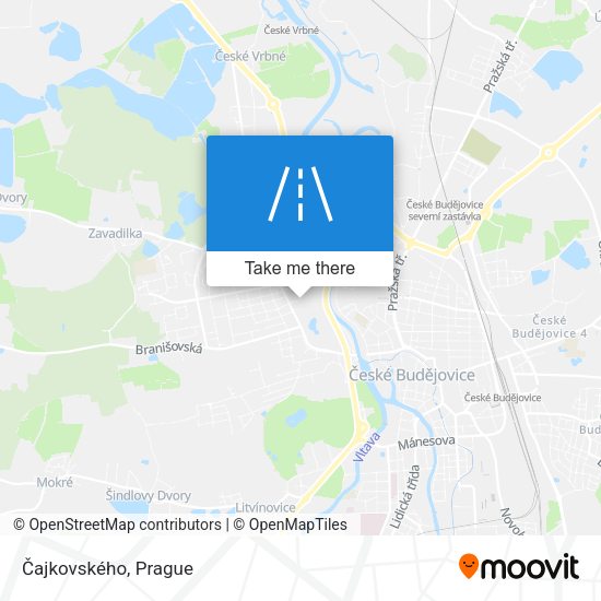 Čajkovského map
