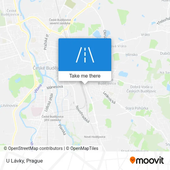 Карта U Lávky